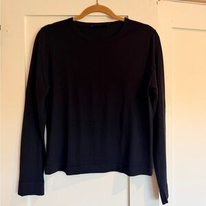 Jenni Kayne Lightweight Navy Crew Neck Sweater